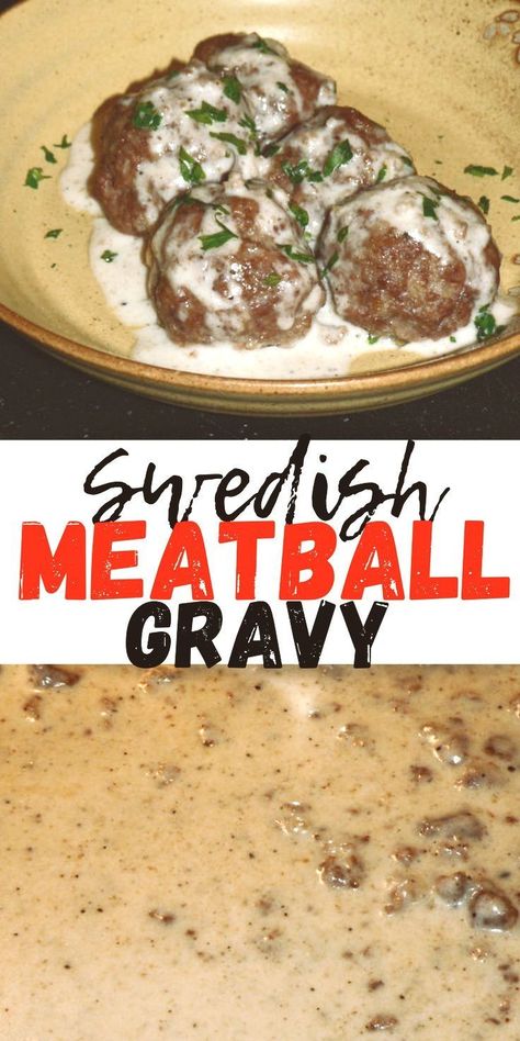 Easy Sweedish Meatballs, Meatball Gravy Recipe, Easy Swedish Meatball Sauce, Meatball Gravy, Swedish Meatball Sauce Recipe, Meatball Sauce Recipe, Swedish Meatball Gravy, Meatballs Sauce Recipe, Swedish Meatball Sauce