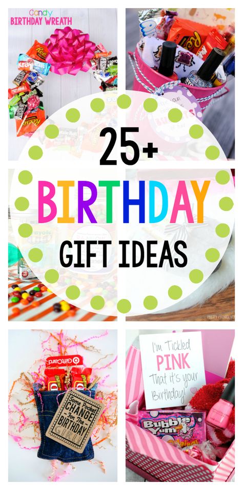 25 Fun Birthday Gifts for Friends-These great birthday gift ideas are perfect for your friends! #birthday #birthdaygift #gifts #giftideas Gifts Ideas For Friends, Fun Birthday Gifts, Homemade Birthday Gifts, Cheap Birthday Gifts, Coworkers Birthday, Coworker Birthday Gifts, Small Birthday Gifts, Last Minute Birthday Gifts, 25th Birthday Gifts