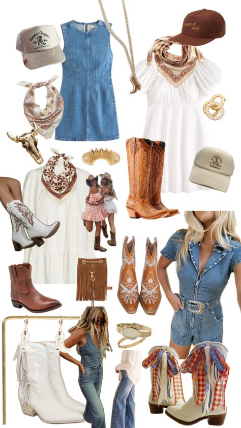 Cma Fest Outfit, Stampede Outfit, Nashville Style Outfits, Concert Outfit Fall, Cowgirl Style Outfits, Summer Festival Outfit, Nashville Outfits, Cowboy Outfits, Country Concert Outfit