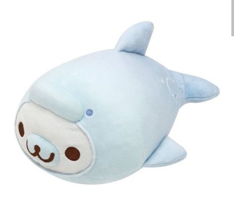 Mamegoma seal san-x dressed up as ocean animal similar looking to a whale Coconut Dream, Lovecore Aesthetic, Kawaii Core, Kawaii Plushies, Png Icons, Snow Winter, Art Brushes, Sealife, Sanrio Characters