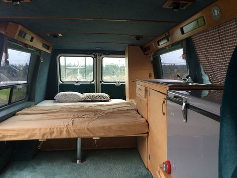 1994 Chevy g20 "westy" camper van conversion | Isaac Knippel | Flickr Chevy Express Camper Van, Chevy Conversion Van, Chevy G20, Camper Van Interior, Cargo Van Conversion, Mobil Homes, Chevy Astro Van, Chevrolet Van, Diy Van Conversions