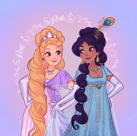 Holly (ㆁᴗㆁ✿) on Twitter: "Most likely, those two are going to escape to the gardens the first chance they get 🌳 #bridgerton #disney #rapunzel #jasmine https://t.co/Og8WckiofM" / Twitter Disney Princess Fashion, Disney Nerd, Disney Princess Drawings, Disney Artwork, Disney Princess Art, Princess Art, Disney Fun, Disney Princesses, Disney Fan Art