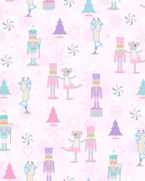 Pink Christmas Iphone Wallpaper, Cute Christmas Backgrounds, Pink Nutcracker, Christmas Wallpaper Iphone Cute, December Wallpaper, Sublimation Ideas Projects Inspiration, Pink Xmas, Cute Calendar, Christmas Wallpaper Backgrounds