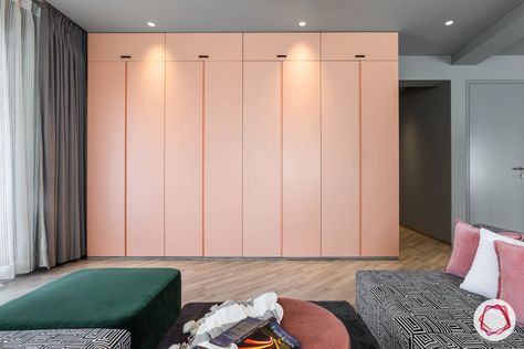 Livspace Kitchen, Latest Wardrobe Designs, Wardrobe Internal, Walking Wardrobe, Modern Wardrobe Design, Sleek Wardrobe, Very Small Bedroom, Spring Colour Palette, Sliding Door Wardrobe Designs