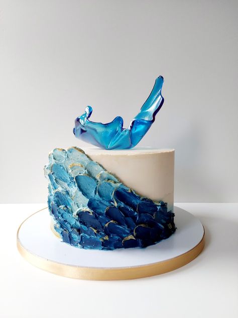 Wave Birthday Cake, Waves Cake, Cake Dragon, Surfer Cake, Ocean Birthday Cakes, Artistic Cake, Cake 2023, Beach Birthday Cake, Surf Cake