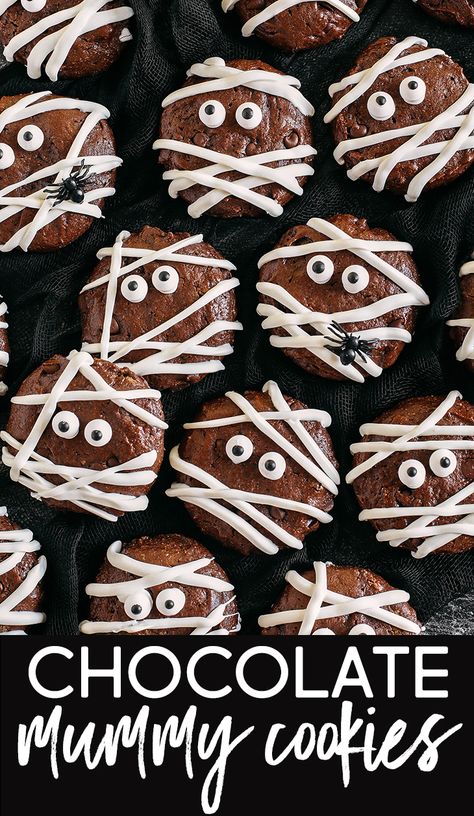 Halloween Bakery, Mummy Cookies, Gluten Free Pumpkin Spice, Pumpkin Spice Donut, Honey Chocolate, Candy Eyeballs, Chocolate Festival, Low Carb Flour, Lemon Blueberry Muffins