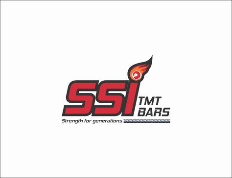 SSI TMT BARS Logo Strength of generations designed by Brand Care Communications Bar Logo, Cal Logo, Logo Design, ? Logo, Quick Saves, Design, Logos