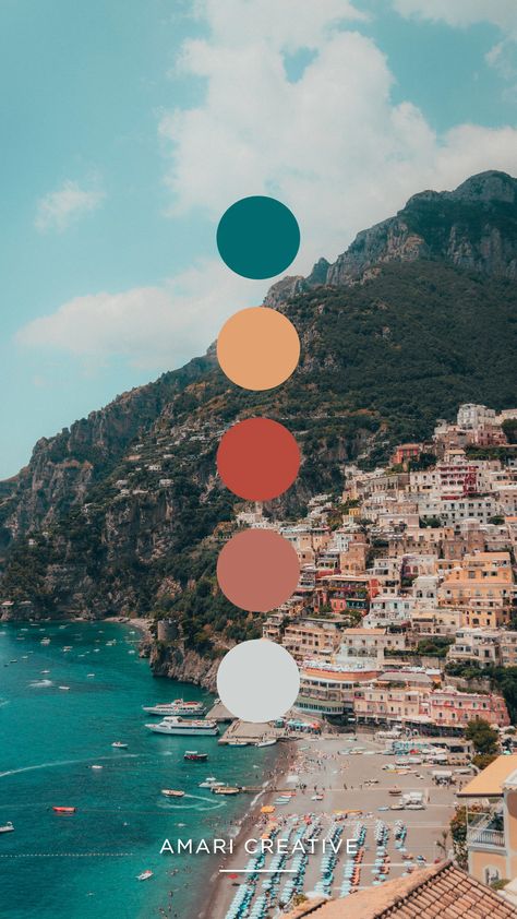 Nicolas Vignand - Mediterranean Vibes Color Palette | Amari Creative – SAVEE Mediterranean Vibes, Color Schemes Colour Palettes, Brand Color Palette, Color Palate, Color Palette Design, Colour Board, Colour Schemes, Color Pallets, Color Swatches