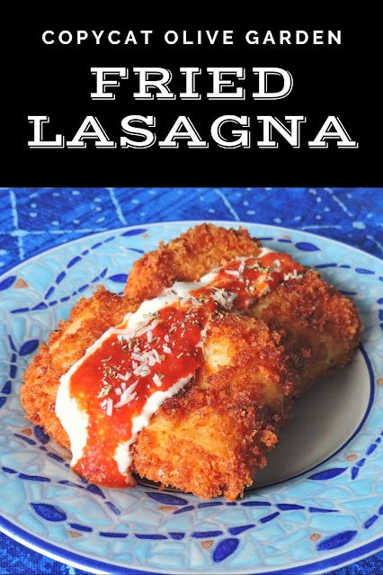 Copycat Restaurant Recipes Olive Garden, Lasagna Fritta, Olive Garden Lasagna, Garden Lasagna, Fried Lasagna, Vegetarian Alfredo, Classic Lasagna Recipe, Copycat Recipes Olive Garden, Copycat Olive Garden