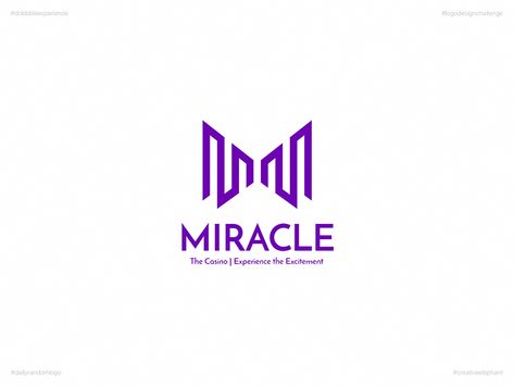 Miracle | Day 51 Logo of Daily Random Logo Challenge by Shin Min Random Logo, Logo Challenge, Generation Of Miracles, Creative Typography, Messenger Logo, Creative Professional, Typography, Elephant, Logo Design