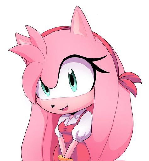 Amy Rose Long Hair, Sonic X Amy, Sonic Pictures, Dark Sonic, Sonamy Comic, Maria Rose, Sonic X, Amelia Rose, Amy The Hedgehog