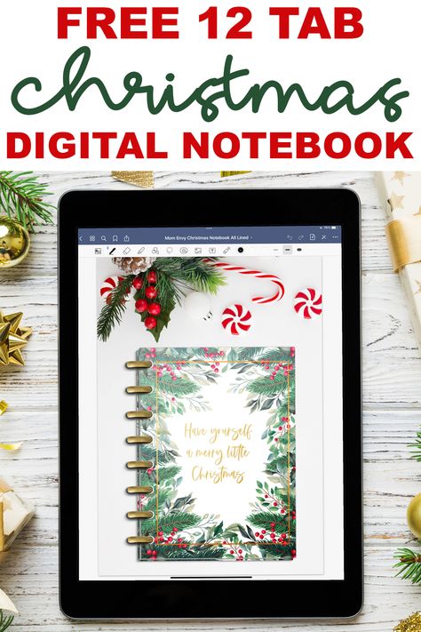 Digital Planner Apps, Christmas Planner Free, Free Wedding Planner Printables, Christmas Notebook, Christmas Planner Stickers, Digital Recipe Book, Free Wedding Planner, Planner Apps, Planner Covers