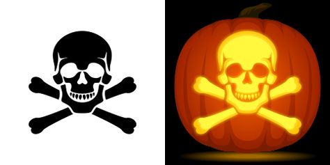 Skull and Crossbones Pumpkin Stencil Pirate Pumpkin Carving Templates, Skull And Crossbones Pumpkin Carving, Pirate Ship Pumpkin Carving, Pumpkin Carving Pirate Ship, Pirate Skull Pumpkin Carving, Pumkin Carving Pirate Ship, Free Pumpkin Stencils, Pirate Pumpkin, Pirate Halloween Decorations