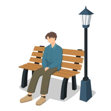 Sitting On Bench Reference, Person Sitting On Bench, Bench Illustration, Bench Drawing, Road Drawing, Person Sketch, Losing Hope, Boy Problems, Nature Background Images