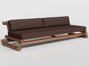 Bamboo Diy, Bamboo Sofa, Latest Sofa Designs, Bamboo Planter, Compact Sofas, Bamboo Structure, Bamboo Art, Small Cafe, Bamboo Furniture