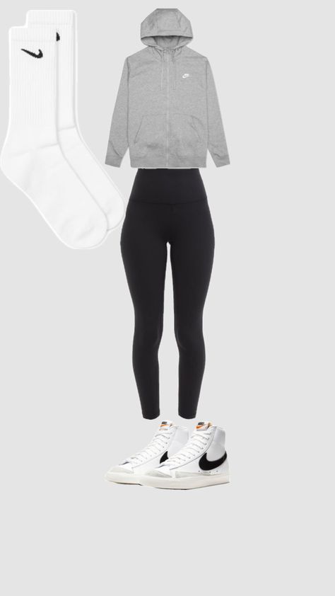 Nike Blazer Outfit, Nike Blazers Outfit, Blazer Outfit, Trendy Outfits For Teens, Model Outfits, Cute Outfits For School, Lazy Outfits, Easy Trendy Outfits, Todays Outfit