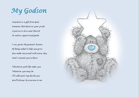 Godson Gift - Personalised Laminated Poem - Written By Seller Godmother Quotes Godson, To My Godson Quotes, Godson Birthday Wishes, Godchild Quotes, Godson Quotes, Godson Gift Ideas, Godmother Quotes, Godparent Request Ideas, Godparent Request