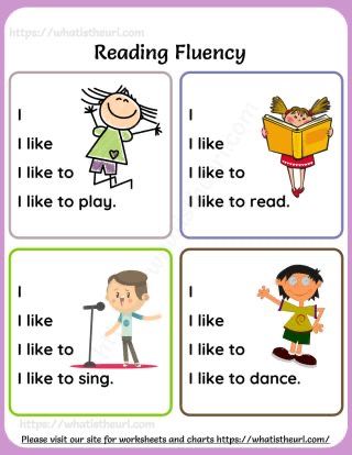 Learn To Read Kindergarten, Free English Courses, Fluency Worksheets, Reading Fluency Activities, 1st Grade Reading Worksheets, Phonics Reading Passages, Reading Cards, Kids Worksheet, Reading Comprehension For Kids