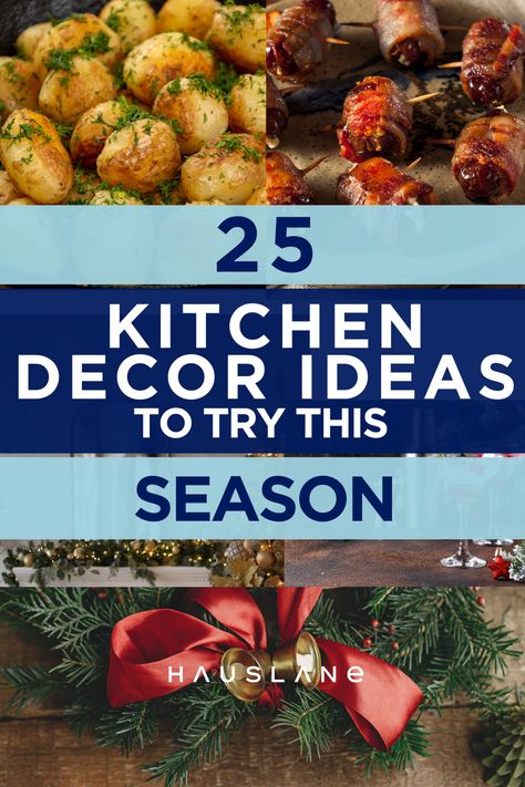 Looking to add some festive flair to your kitchen this holiday season? Transform your space with a few simple touches. From holiday-themed décor to cozy accents, it's easier than you think to turn your kitchen into a cheerful holiday hub.

#kitchendecor #holidaydecor Christmas Kitchen Decor Ideas, Holiday Fruit, Seasonal Candles, Kitchen Decor Ideas, Kitchen Containers, Christmas Kitchen Decor, Hanging Stockings, Battery Operated Candles, Greenery Wreath