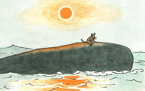 William Steig’s Books Explored the Reality That Adults Don’t Want Children to Know About | The New Yorker Island Illustration, William Steig, Child Life Specialist, Cartoon Books, Big Animals, Afraid Of The Dark, Children's Literature, Folk Tales, Children's Book Illustration