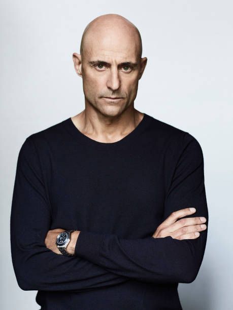 Actor Mark Strong is photographed for 20th Century Fox on July 13, 2017 in San Diego, California. Mark Strong Style, Mark Strong Actor, Merlin Kingsman, Shaved Head Styles, Balding Mens Hairstyles, Matthews Rhys, Bald Men Style, Mark Strong, Hottest Male Celebrities