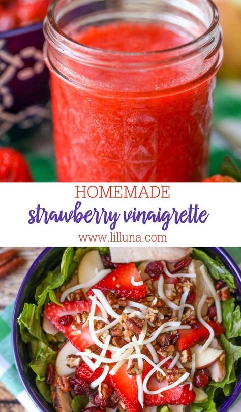 Simple Vinegrette Salad Dressing, Joanna Gaines Strawberry Vinaigrette, Strawberry Harvest Salad Zupas, Strawberry Vinegarette Salad, Strawberry Balsamic Vinaigrette, Strawberry Vinaigrette Salad, Strawberry Vinaigrette Recipe, Strawberry Dressing Recipe Vinaigrette, Strawberry Basil Salad