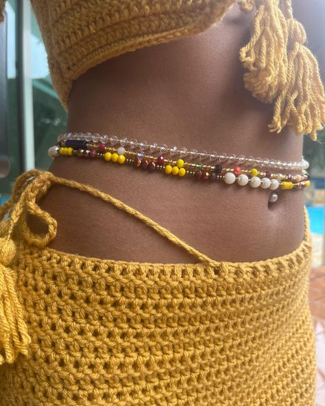 Waist beads are ALWAYS from @_kitty.kouture ☺️✨ #waistbeads #tnmodel #tnmodels #tnmodelandtalent #nashvillemodel #nashvillemodelsearch #chattanoogamodel #swimsuitmodel #crochet How To Make Belly Beads, Waistbeads Aesthetics, Waist Beads Aesthetic, Beads Aesthetic, Waist Beads African, Waist Jewelry, Belly Jewelry, Waist Beads, Tie Shorts