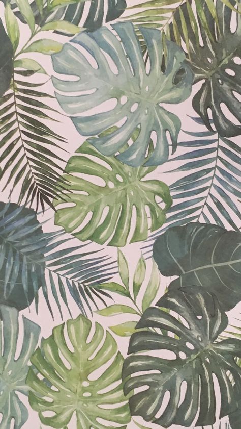 📷 palm leaf wallpaper Leaves Wallpaper Iphone, Dark Green Walls, Palm Leaf Wallpaper, Jungle Pattern, Palm Leaves Pattern, Wallpaper Walls Decor, Beautiful Home Designs, Palm Leaves Print, Tropical Leaf Print