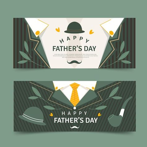 Family Banner Design, Father's Day Illustration, Fathers Day Banner, Father's Day Printable, Day Illustration, Fathers Day Photo, Dad Day, Website Banner, Vector Hand