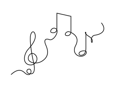 Music Drawing Ideas · Craftwhack Music Outline Drawing, Doodle Music Art, Music Note Doodles Simple, Simple Music Drawings, Concert Drawing Easy, Easy Music Drawings, Music Things To Draw, Cute Music Drawings, Sketch Aesthetic Drawings