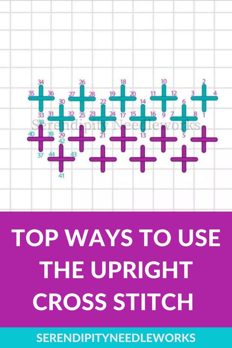 The Upright Cross stitch is exactly what it sounds like - a cross stitch that's standing upright. It's a smallish stitch and that makes it a perfect choice for a variety of design components! It's also easy peasy to compensate which makes it a great choice for stitchers who are new to canvas embroidery stitches to embellish their needlepoint canvases! Click the blog to see the full stitch diagram! Needlepoint Canvas | Needlepoint Stitch | Stitches | Stitch Diagram | Stitch Pattern | Cross Stitch Background, Needlepoint Background, Needlework Stitches, Stitch Necklace, Cross Stitch Necklace, Canvas Embroidery, Needlepoint Stitch, Needlepoint Stitches, Needlepoint Designs