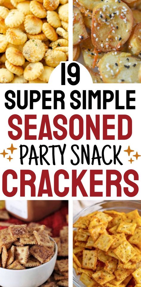 Super Simple Seasoned Party Snack Crackers for Super Bowl or Holiday parties - best appetizer recipes for parties simple shareable snacks for party, quick and easy party food crowd pleasers appetizer recipes. Make ahead easy appetizers for a party, room temperature appetizers mini foods for party bite size great appetizers, easy snacks for a party cheap simple appetizer recipes. Elegant appetizers for party small bites, appetizer bites finger foods easy appetizers for a crowd cheap party food. Easy Party Snacks Finger Foods Simple, Snacks For A Crowd Make Ahead, Seasoned Crackers Recipe Party Snacks, Make Ahead Snacks For A Crowd, Easy Appetizer Recipes 3 Ingredients, Easy Party Appetizers Crowd Pleasers, Cheap Easy Appetizers For A Party, Snack Foods For Party Appetizers, Easy Finger Foods For Party Cheap