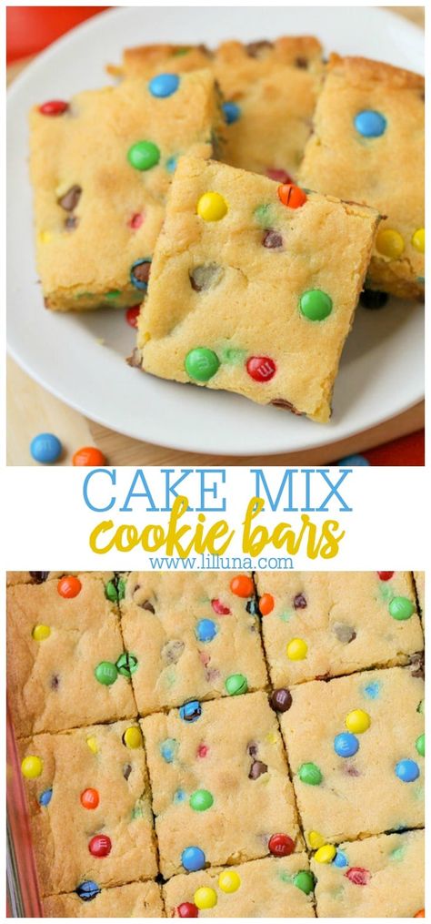 Cake Mix Bars, Cake Mix Cookie, Cake Mix Cookie Bars, Cookie Bars Easy, Cake Batter Cookies, Cake Mix Desserts, Flavor Combinations, Cake Mix Cookie Recipes, Cookie Bar