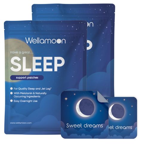 Wellamoon | Sleep Therapy Patches Supplement Packaging, Magnesium Malate, Gifts 2023, Sleep Therapy, Sleep Supplements, Wake Up Refreshed, Counting Sheep, How To Sleep Faster, Sleep Remedies