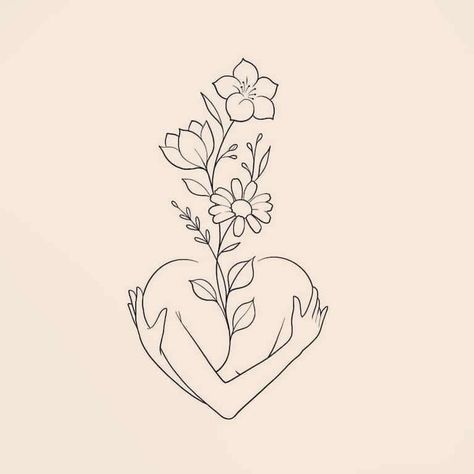 Tattoos That Mean Self Love, Line Art Drawings Love, Self Love Line Art Tattoo, Self Love Minimalist Tattoo, Self Care Tattoo, Self Love Line Art, Self Love Tattoos, Earthy Tattoos, Love Yourself Tattoo