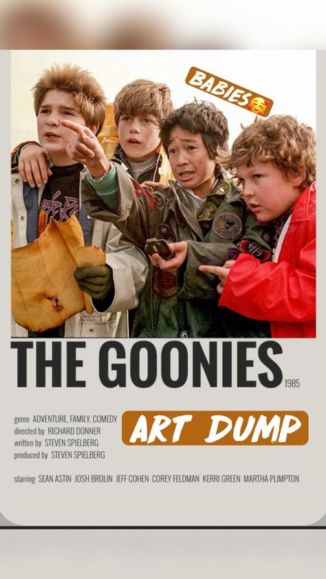 The Goonies, Goonies, Film, Art