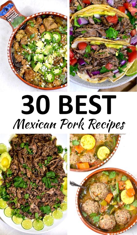 mexican pork recipes pin Pork For Stew Recipes, Mexican Food Pork Recipes, Mexican Pork Roast Recipes, Diced Pork Recipes Mexican, Pork Recipes For Dinner Mexican, Leftover Pork Roast Recipes Mexican, Pork Roast Mexican Recipes, Mexican Pork Crockpot, Pork Mexican Dishes