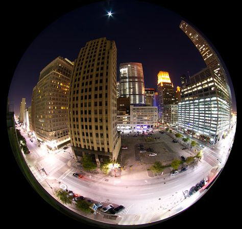 Houston At Night, Fisheye Photos, Fisheye Photography, Houston Design, Bubble Pictures, Henry Jones, Bags Cheap, Drawing Tutorial Face, Photos Of Eyes