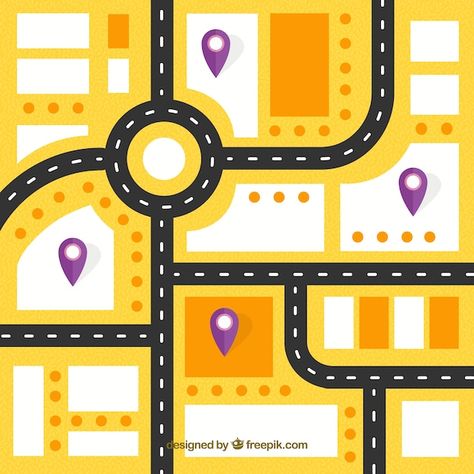 Road Map Illustration, Road Map Design, Maps Illustration Design, Road Drawing, Professional Infographic, Storyboard Drawing, Isometric Map, Map Layout, Design City