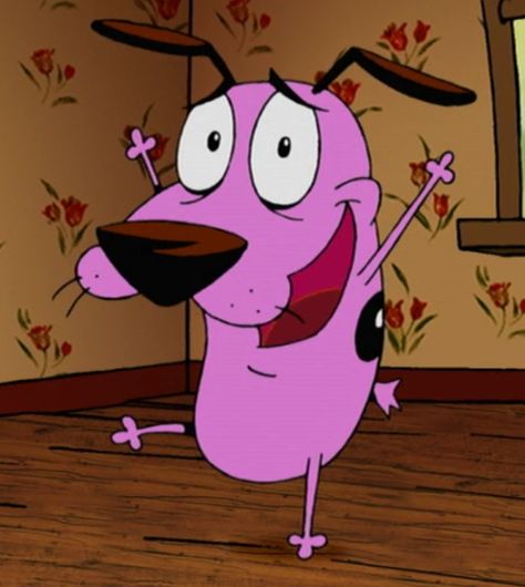 Courage the Cowardly Dog Courage The Cowardly Dog Aesthetic, Courage The Cowardly Dog Pfp, Dog Pfp, Pfp Tiktok, Courage The Cowardly Dog, Cowardly Dog, Turn Your Dreams Into Reality, Dog Aesthetic, Aesthetic Red