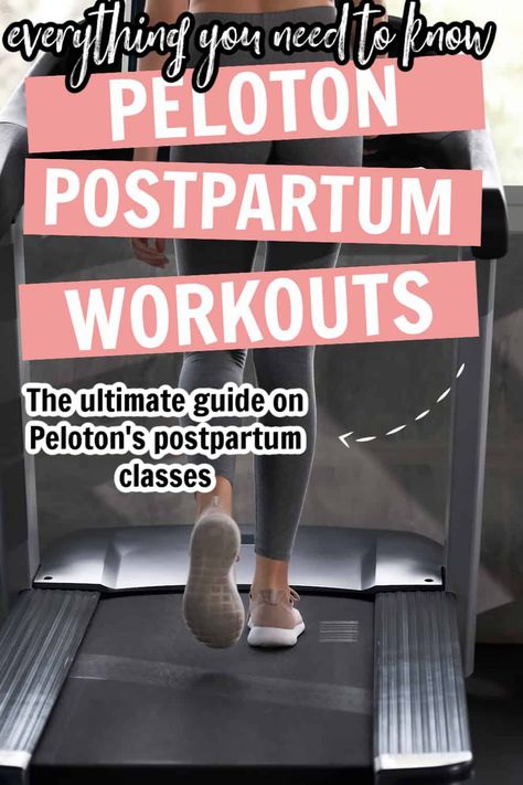 Postpartum Workout Program, Postpartum Peloton Plan, Postpartum Walking Schedule, Postpartum Peloton, Postpartum Treadmill Workout, Postpartum Workout Schedule, Peloton Workout Schedule, C Section Workout, Postpartum Workout Plan