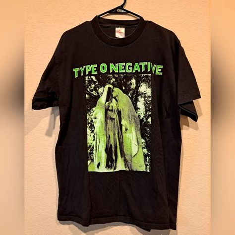 Rare vintage Type O Negative band t shirt 1994 Type O Negative Shirt, Type O Negative Band, Type O Negative, Vintage Type, Band Shirt, Band Shirts, Rocker, Dream Closet, Ghost