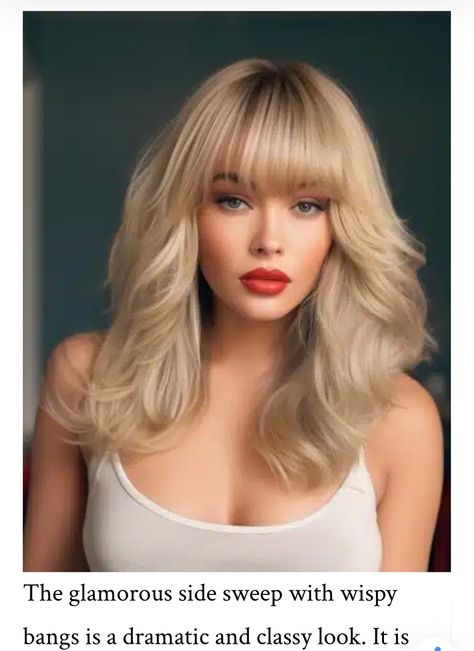 Long Hair With Fringe Bangs, Hair With Fringe Bangs, Hair With A Fringe, Long Hair With Fringe, Big Texas Hair, Hair With Fringe, Blonde Long Hair, Style Bangs, Texas Hair