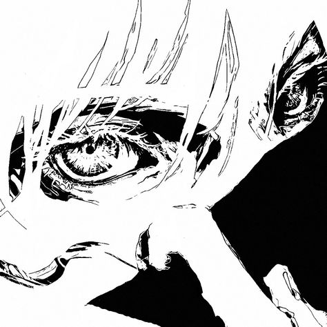 Anime Eyes Black And White, Cool Manga Pfp, Manga Black And White Icon, Anime Icon Black And White, White Manga Icon, Anime Eye Pfp, White And Black Pfp, Manga Icons Black And White, Manga Art Black And White