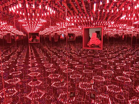 Mirrored Room, Infinity Mirror Room, Infinity Mirrors, Mirror Drawings, Hirshhorn Museum, Mirror Room, Infinity Mirror, Art Exhibit, Yayoi Kusama