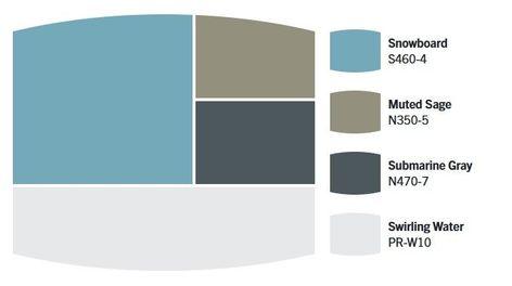 Swirling Water Behr Paint, Sage Palette, Behr Exterior Paint, Muted Sage, Behr Colors, Behr Paint, Painting Contractors, Professional Painters, Store Hours