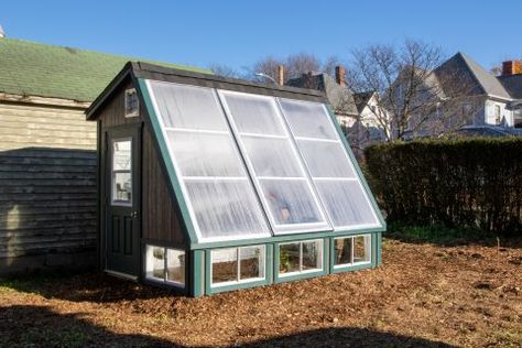 Passive Solar Greenhouse Design, Passive Solar Greenhouse Plans, Leanto Greenhouse Ideas, Passive Greenhouse, Passive Solar Greenhouse, Solar Greenhouse, Regenerative Farming, Passive Solar Homes, Greenhouse Shed