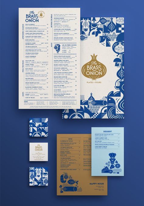 The Brass Onion – Carpenter Collective Design De Configuration, Menu Design Layout, Menu Design Inspiration, Cafe Menu Design, Visuell Identitet, Café Design, Menue Design, Brand Identity Package, Menu Layout