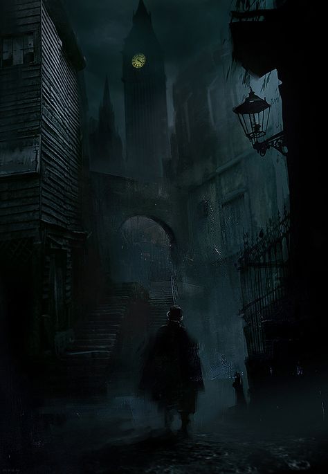 London Fantasy Art, Jack The Ripper London, Assassin's Creed Syndicate, Dark Alley, Assassins Creed Syndicate, Blades In The Dark, Concept Art World, Dark Street, Victorian London