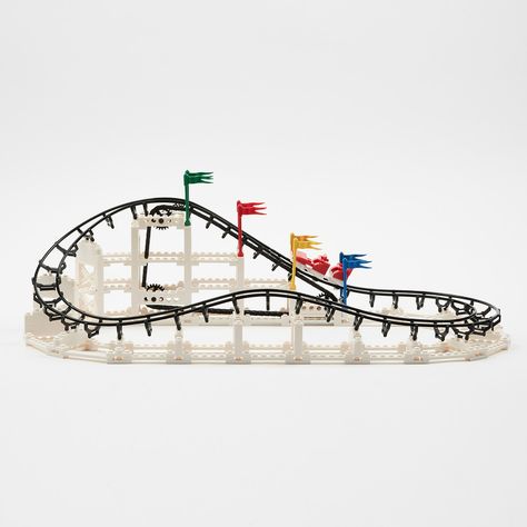 Coaster Dynamix - Miniature DIY Roller Coasters - Touch of Modern Roller Coaster Model, Homecoming 2023, Lego Hacks, Coaster Projects, Wooden Roller Coaster, Lego Challenge, Lego Building Instructions, Amusement Rides, Mini Model